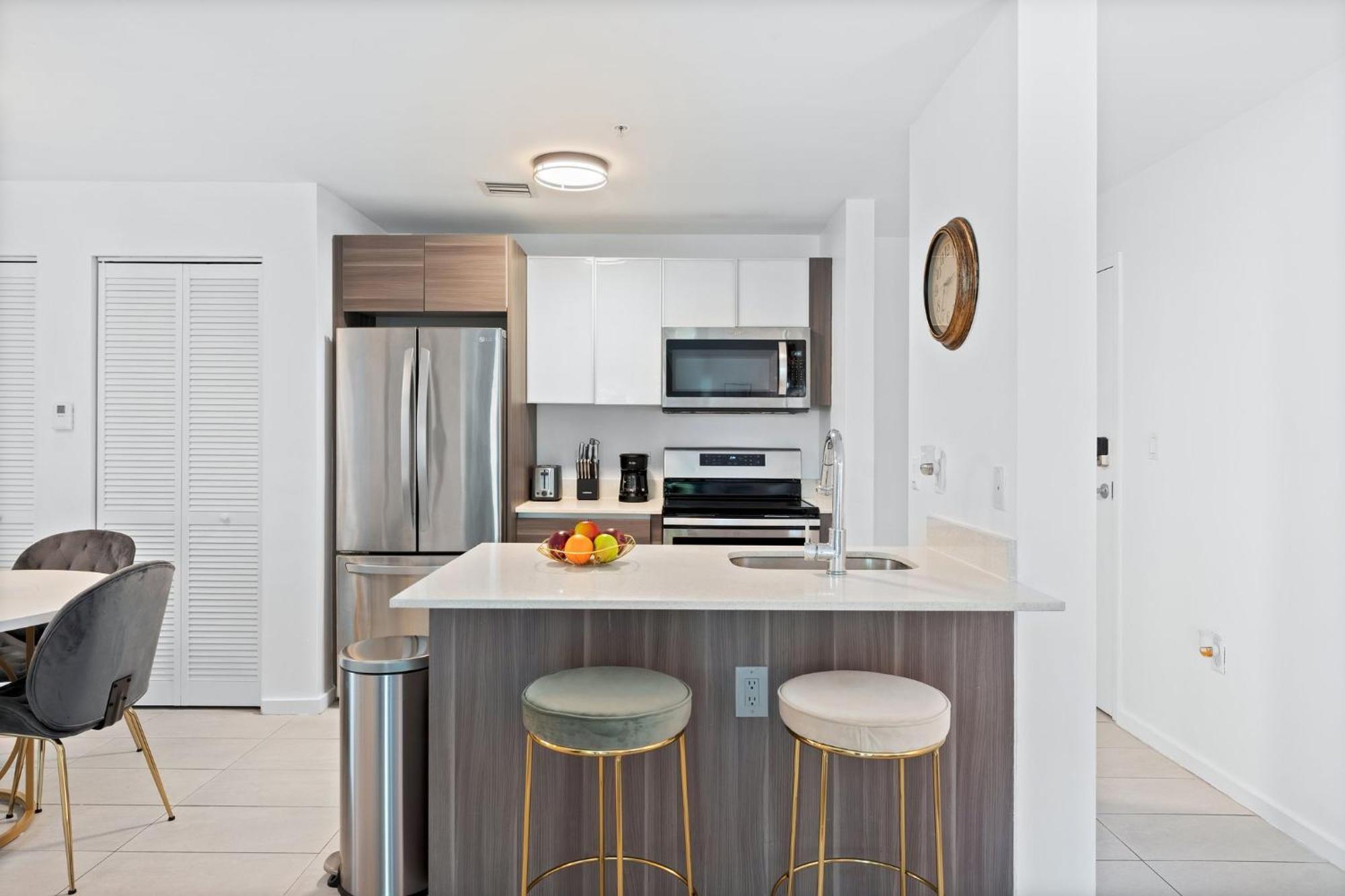 Modern Apartment In Edgewater Miami Rom bilde