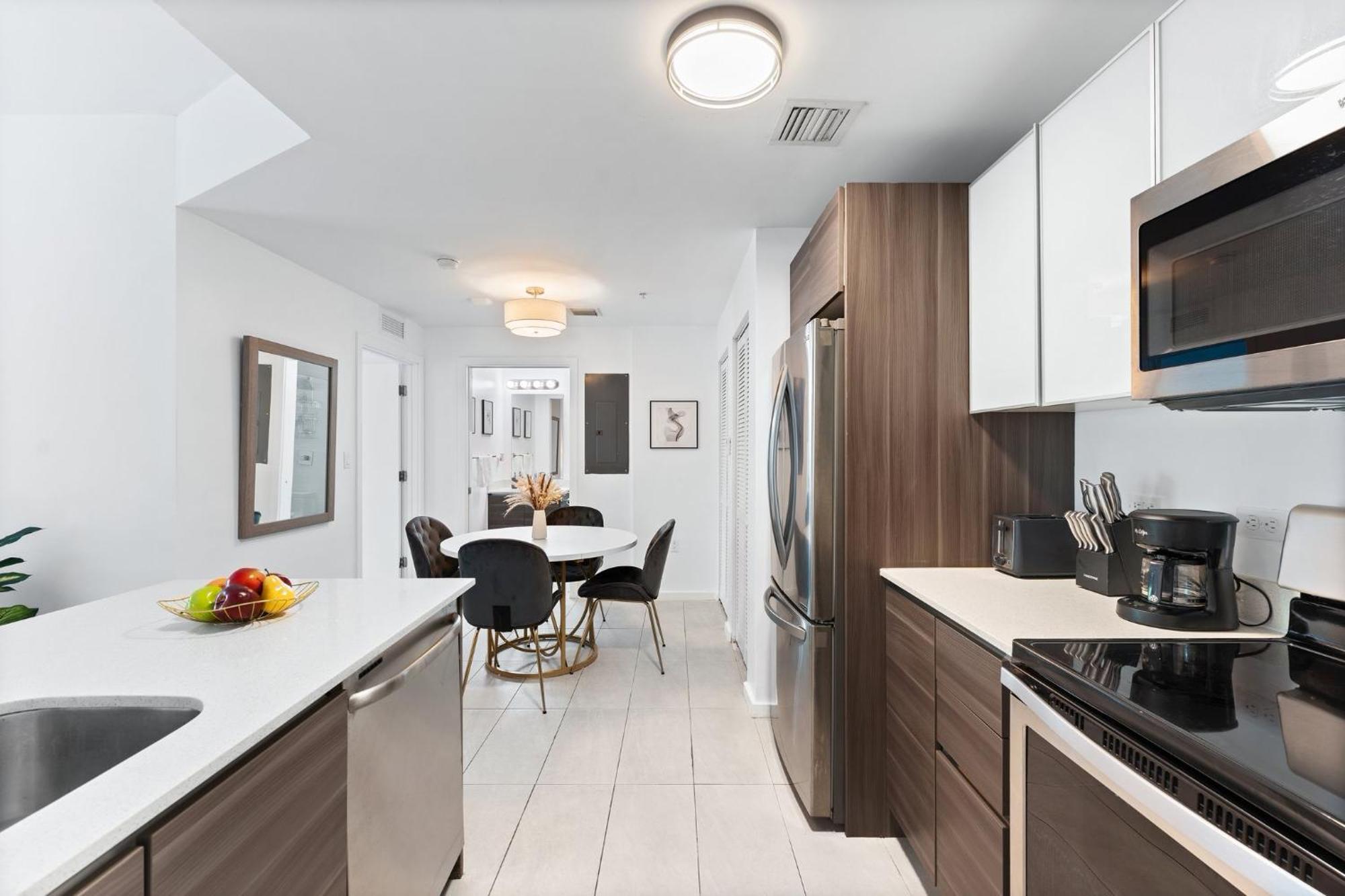 Modern Apartment In Edgewater Miami Rom bilde