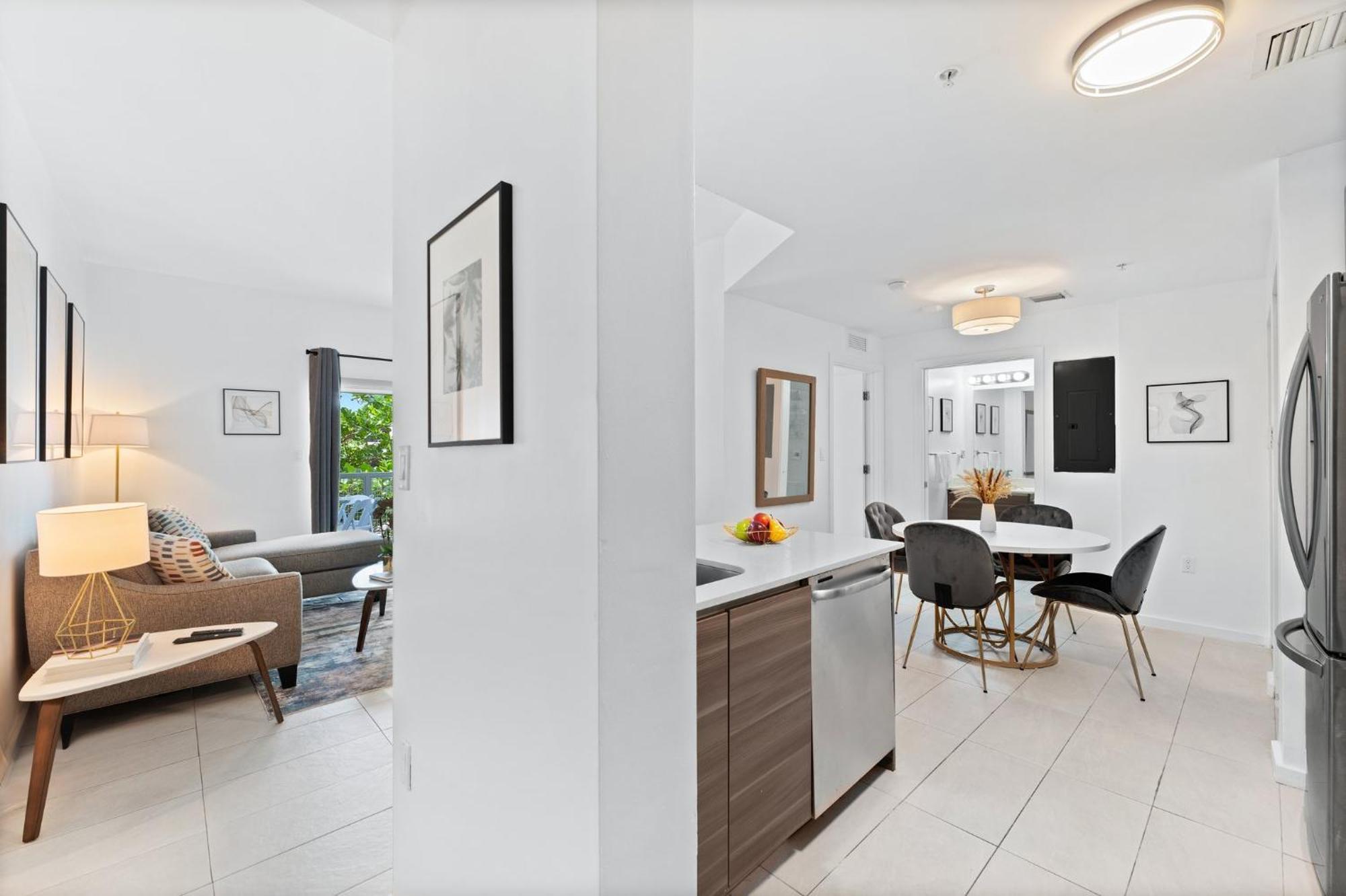 Modern Apartment In Edgewater Miami Rom bilde