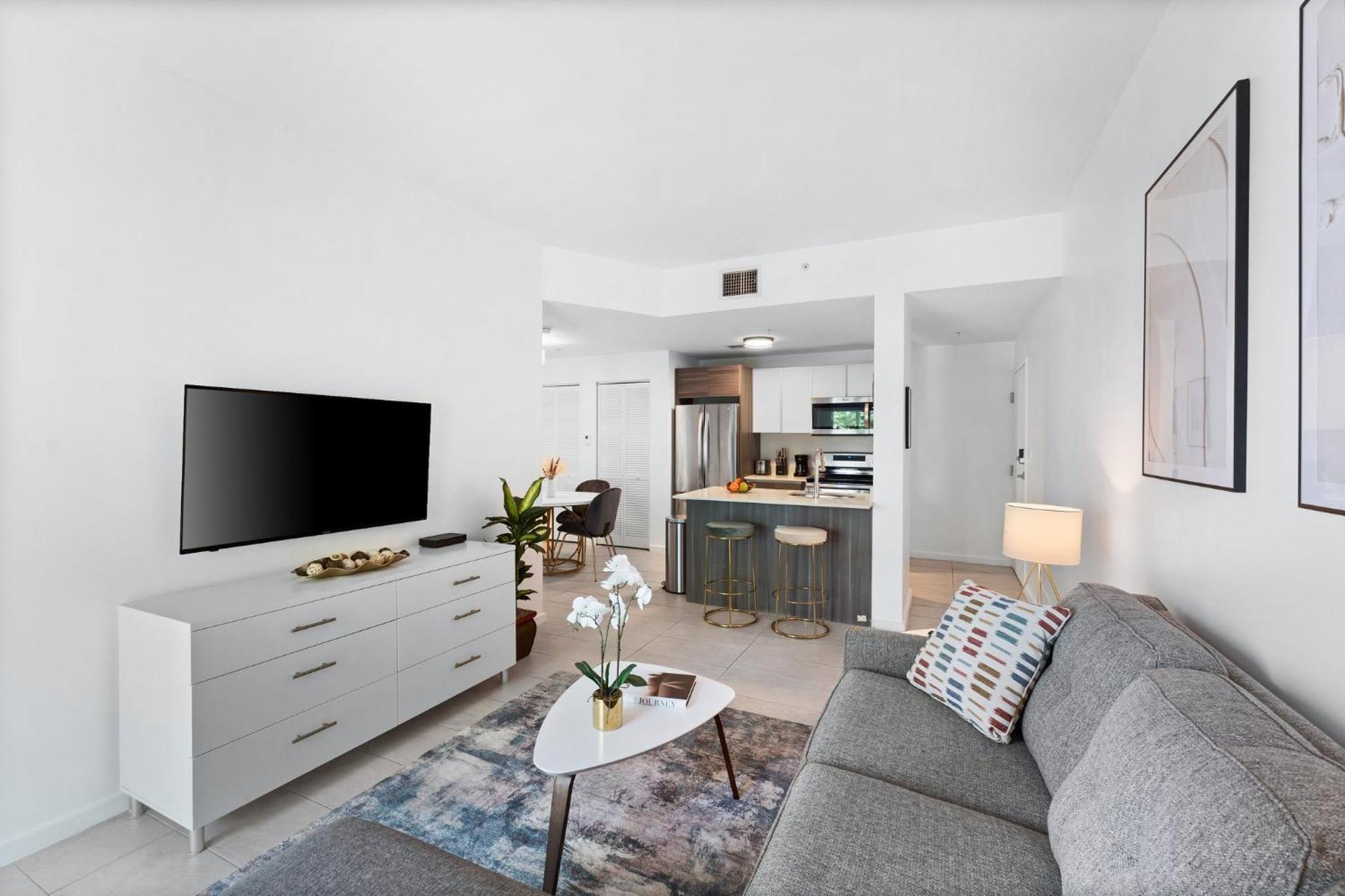Modern Apartment In Edgewater Miami Rom bilde